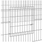 vidaXL Jaula para conejos 5 paneles hierro galvanizado 541x109x54 cm vidaXL Jaula para conejos 5 paneles hierro galvanizado 541x109x54 cm
