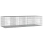 vidaXL Jaula para conejos 4 paneles hierro galvanizado 217x79x54 cm vidaXL Jaula para conejos 4 paneles hierro galvanizado 217x79x54 cm