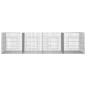 vidaXL Jaula para conejos 4 paneles hierro galvanizado 217x79x54 cm vidaXL Jaula para conejos 4 paneles hierro galvanizado 217x79x54 cm