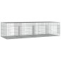 vidaXL Jaula para conejos 4 paneles hierro galvanizado 217x79x54 cm vidaXL Jaula para conejos 4 paneles hierro galvanizado 217x79x54 cm