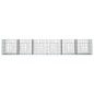 vidaXL Jaula para conejos 6 paneles hierro galvanizado 327x79x54 cm vidaXL Jaula para conejos 6 paneles hierro galvanizado 327x79x54 cm