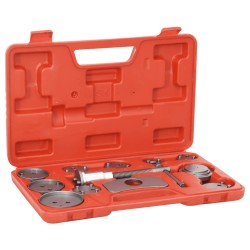 vidaXL Kit herramientas retroceso de pinzas de freno de disco 12 pzas