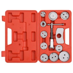 vidaXL Kit herramientas retroceso de pinzas de freno de disco 12 pzas