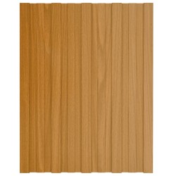 vidaXL Panel de tejado acero galvanizado color madera 36 uds 60x45 cm