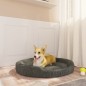 vidaXL Cama para perros de felpa gris oscuro 90x70x23 cm vidaXL Cama para perros de felpa gris oscuro 90x70x23 cm