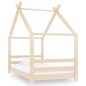 vidaXL Estructura de cama infantil de madera maciza de pino 80x160 cm vidaXL Estructura de cama infantil de madera maciza de pino 80x160 cm
