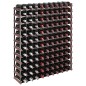 vidaXL Botellero para 120 botellas madera maciza de pino marrón vidaXL Botellero para 120 botellas madera maciza de pino marrón