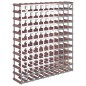 vidaXL Botellero para 120 botellas madera maciza de pino marrón vidaXL Botellero para 120 botellas madera maciza de pino marrón