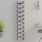 vidaXL Botellero de pared para 10 botellas de metal blanco vidaXL Botellero de pared para 10 botellas de metal blanco