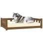 vidaXL Cama para perros madera de pino marrón miel 105,5x75,5x28 cm vidaXL Cama para perros madera de pino marrón miel 105,5x75,5x28 cm