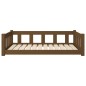 vidaXL Cama para perros madera de pino marrón miel 105,5x75,5x28 cm vidaXL Cama para perros madera de pino marrón miel 105,5x75,5x28 cm