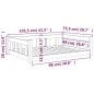 vidaXL Cama para perros madera de pino marrón miel 105,5x75,5x28 cm vidaXL Cama para perros madera de pino marrón miel 105,5x75,5x28 cm