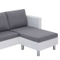 vidaXL Sofá de 3 plazas con cojines cuero sintético blanco vidaXL Sofá de 3 plazas con cojines cuero sintético blanco
