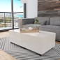 vidaXL Mesa de centro blanco brillo 120x60x35 cm vidaXL Mesa de centro blanco brillo 120x60x35 cm