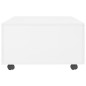vidaXL Mesa de centro blanco brillo 120x60x35 cm vidaXL Mesa de centro blanco brillo 120x60x35 cm