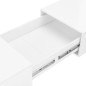 vidaXL Mesa de centro blanco brillo 120x60x35 cm vidaXL Mesa de centro blanco brillo 120x60x35 cm