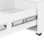 vidaXL Mesa de centro blanco brillo 120x60x35 cm vidaXL Mesa de centro blanco brillo 120x60x35 cm