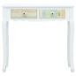 vidaXL Mesa consola de madera blanca 80x40x74 cm vidaXL Mesa consola de madera blanca 80x40x74 cm