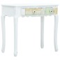 vidaXL Mesa consola de madera blanca 80x40x74 cm vidaXL Mesa consola de madera blanca 80x40x74 cm