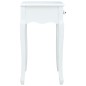 vidaXL Mesa consola de madera blanca 80x40x74 cm vidaXL Mesa consola de madera blanca 80x40x74 cm