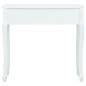 vidaXL Mesa consola de madera blanca 80x40x74 cm vidaXL Mesa consola de madera blanca 80x40x74 cm