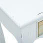 vidaXL Mesa consola de madera blanca 80x40x74 cm vidaXL Mesa consola de madera blanca 80x40x74 cm
