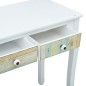 vidaXL Mesa consola de madera blanca 80x40x74 cm vidaXL Mesa consola de madera blanca 80x40x74 cm
