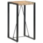 vidaXL Mesa alta de cocina de madera maciza de mango 60x60x110 cm vidaXL Mesa alta de cocina de madera maciza de mango 60x60x110 cm