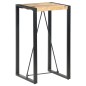 vidaXL Mesa alta de cocina de madera maciza de mango 60x60x110 cm vidaXL Mesa alta de cocina de madera maciza de mango 60x60x110 cm
