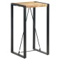 vidaXL Mesa alta de cocina de madera maciza de mango 60x60x110 cm vidaXL Mesa alta de cocina de madera maciza de mango 60x60x110 cm