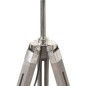 vidaXL Lámpara de trípode madera maciza de teca gris y blanca 141 cm vidaXL Lámpara de trípode madera maciza de teca gris y blanca 141 cm
