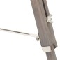 vidaXL Lámpara de trípode madera maciza de teca gris y blanca 141 cm vidaXL Lámpara de trípode madera maciza de teca gris y blanca 141 cm