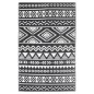 vidaXL Alfombra de exterior PP negra 140x200 cm vidaXL Alfombra de exterior PP negra 140x200 cm