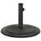 vidaXL Base de sombrilla de hierro fundido verde 45x45x30 cm 
