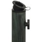 vidaXL Base de sombrilla de hierro fundido verde 45x45x30 cm 