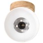 vidaXL Lámparas industriales de pared/techo 2 uds blanca 20x25 cm E27