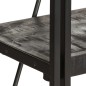 vidaXL Estantería de 5 niveles madera maciza mango negro 60x30x180 cm vidaXL Estantería de 5 niveles madera maciza mango negro 60x30x180 cm