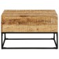 vidaXL Mesa de centro madera de mango rugosa 68x68x41 cm vidaXL Mesa de centro madera de mango rugosa 68x68x41 cm