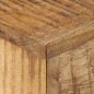 vidaXL Mesa de centro madera de mango rugosa 68x68x41 cm vidaXL Mesa de centro madera de mango rugosa 68x68x41 cm