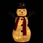 vidaXL Muñeco de nieve decorativo de Navidad con LED tela lujosa 60 cm vidaXL Muñeco de nieve decorativo de Navidad con LED tela lujosa 60 cm
