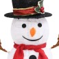 vidaXL Muñeco de nieve decorativo de Navidad con LED tela lujosa 60 cm vidaXL Muñeco de nieve decorativo de Navidad con LED tela lujosa 60 cm