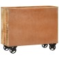 vidaXL Aparador con 3 cajones madera maciza de mango rugosa 80x30x65cm vidaXL Aparador con 3 cajones madera maciza de mango rugosa 80x30x65cm