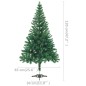 vidaXL Árbol de Navidad artificial con luces y bolas 230 ramas 120 cm vidaXL Árbol de Navidad artificial con luces y bolas 230 ramas 120 cm