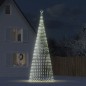 vidaXL Árbol de Navidad cono de luz 1544 LEDs blanco frío 500 cm vidaXL Árbol de Navidad cono de luz 1544 LEDs blanco frío 500 cm