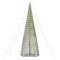 vidaXL Árbol de Navidad cono de luz 1544 LEDs blanco frío 500 cm vidaXL Árbol de Navidad cono de luz 1544 LEDs blanco frío 500 cm