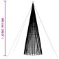 vidaXL Árbol de Navidad cono de luz 1544 LEDs blanco frío 500 cm vidaXL Árbol de Navidad cono de luz 1544 LEDs blanco frío 500 cm