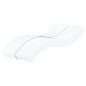 vidaXL Sofá cama con colchón tela crema 80x200 cm