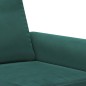 vidaXL Sillón de terciopelo verde oscuro 60 cm vidaXL Sillón de terciopelo verde oscuro 60 cm