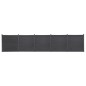 vidaXL Juego de paneles de valla WPC gris 872x186 cm vidaXL Juego de paneles de valla WPC gris 872x186 cm