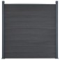vidaXL Juego de paneles de valla WPC gris 872x186 cm vidaXL Juego de paneles de valla WPC gris 872x186 cm